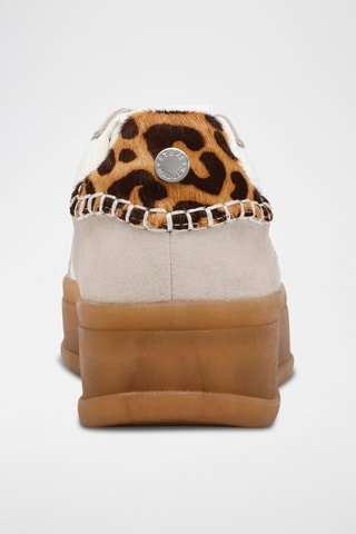 Leren Platform Sneakers - Wit