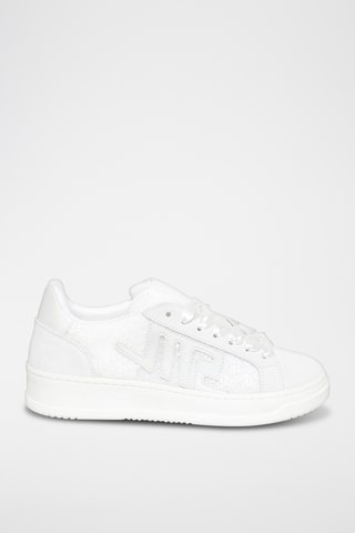 Baskets en nubuck - Blanc