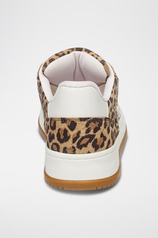 Leren Sneakers - Wit en camel