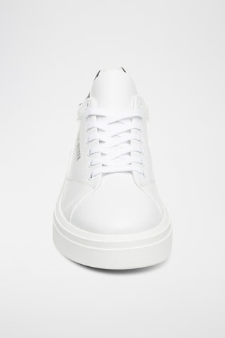 Leren Platform Sneakers - Wit