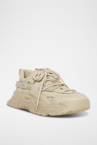 Platform Sneakers - Beige