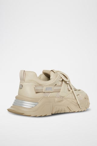 Platform Sneakers - Beige