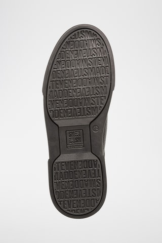 Leren Platform Sneakers - Zwart