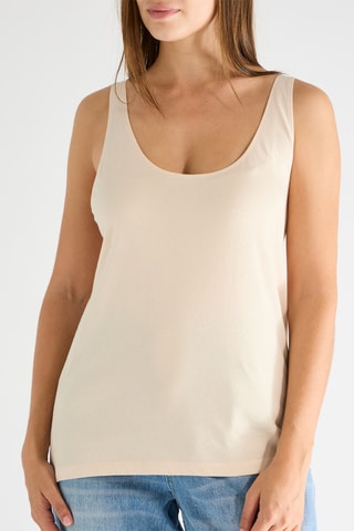 Débardeur en coton biologique - Nude - Raey