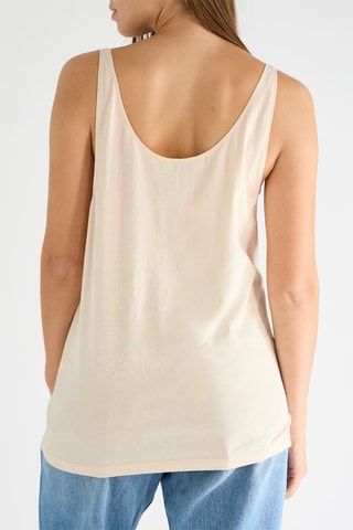 Débardeur en coton biologique - Nude - Raey