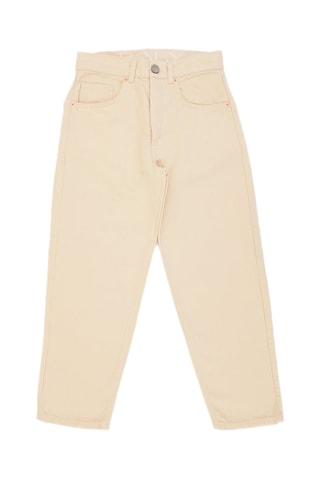 Biologisch Katoenen 7/8 Chino Jeans - Beige