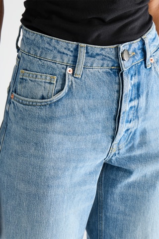 Biologisch Katoenen Jeans Wide Legs - Blauw