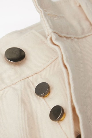 Biologisch Katoenen Rechte Jeans Wit