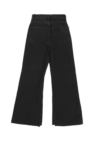 Biologisch Katoenen Jeans Flare Cut - Zwart