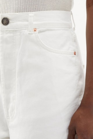 Biologisch Katoenen Jeans Baggy - Wit