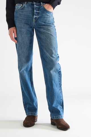 Biologisch Katoenen Jeans - Kobaltblauw