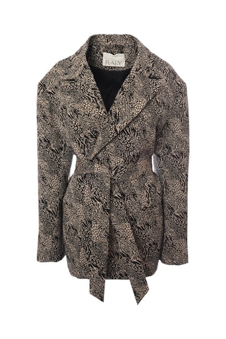 Wollen en Zijden Jasje - Beige