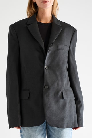 Giacca in lana - Grigio scuro - erreur taille gstock ou visuel*? -  dde aeco*? - Raey