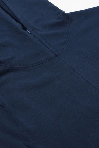 Lange Jurk met Capuchon - Marineblauw