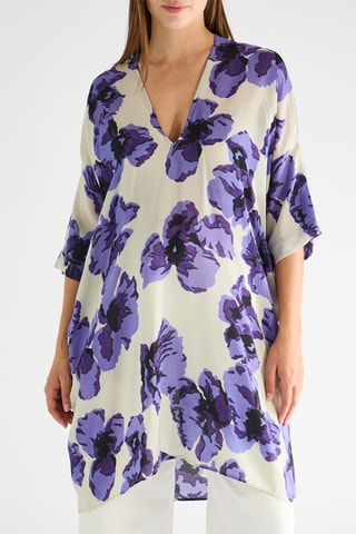 Rechte Zijden Jurk - Paars