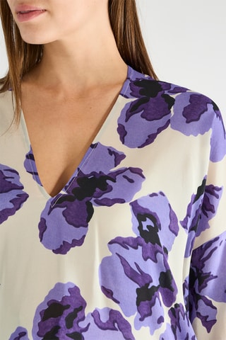 Rechte Zijden Jurk - Paars