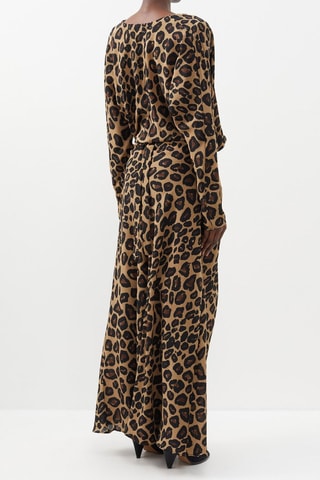 Rechte Zijden Jurk - Bruin