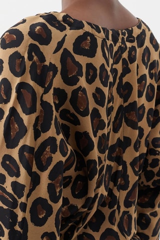 Rechte Zijden Jurk - Bruin