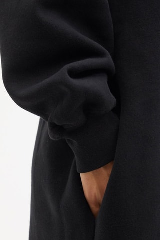 Biologisch Katoenen Sweater-jurk - Zwart