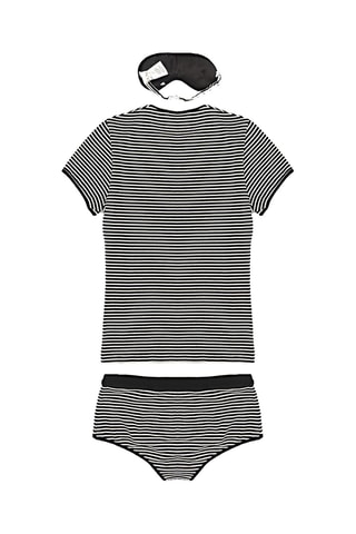 Pyjama 3 pièces en soie - Multicolore - Raey