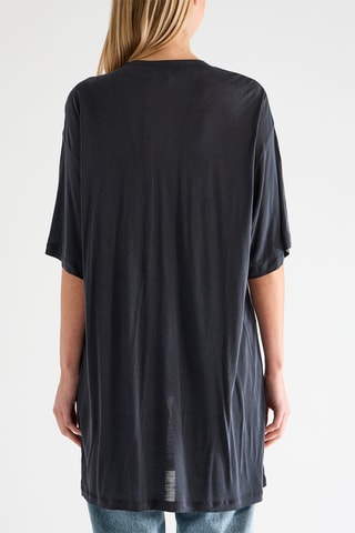 T-shirt oversize - Bleu marine - Raey