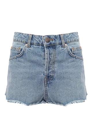 Short en jean et coton biologique - Bleu clair - Raey