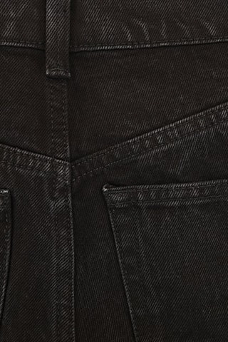 Short en jean et coton biologique - Noir - Raey