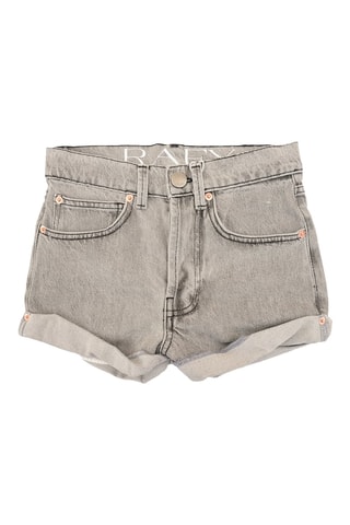 Short en jean et coton biologique - Gris foncé - Raey