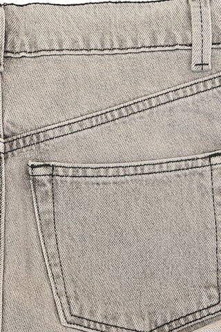 Short en jean et coton biologique - Gris foncé - Raey