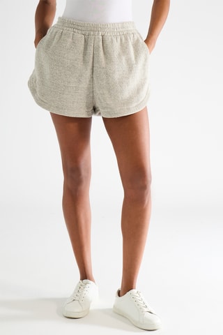 Short taille haute - Gris clair chiné - Raey