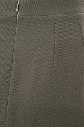 Jupe fourreau en laine - Kaki - Raey