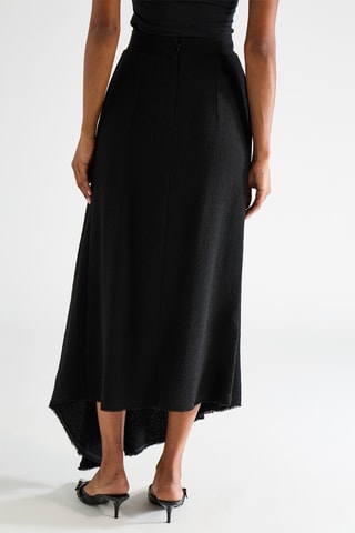 Jupe longue taille haute - Noir - Raey