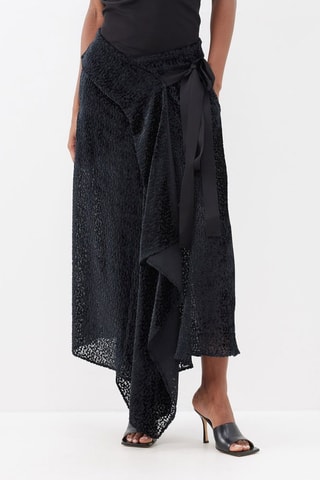 Jupe portefeuille - Noir - Raey