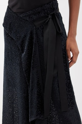 Jupe portefeuille - Noir - Raey