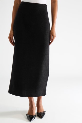 Jupe fourreau - Noir - Raey