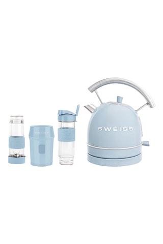 Bouilloire sans fil Vintage - 1,8 l - 2200 W, Mini blender - 570 ml - 300 W