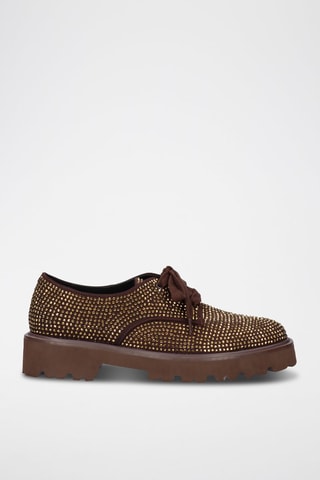 Derbys en cuir - Marron