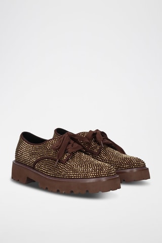 Derbys en cuir - Marron