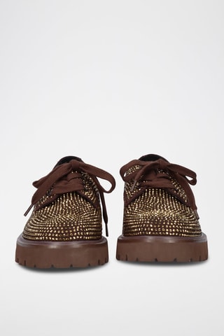 Derbys en cuir - Marron