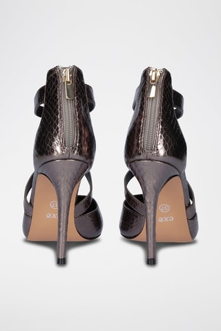 Sandales à talons - Bronze