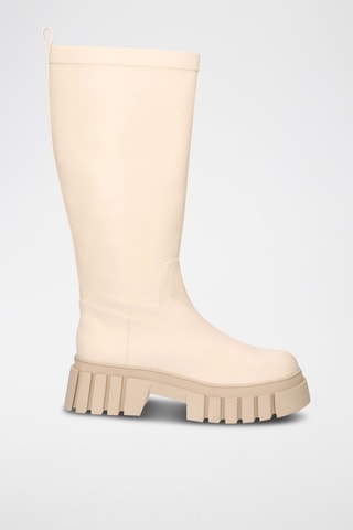 Bottes plateformes - Ecru