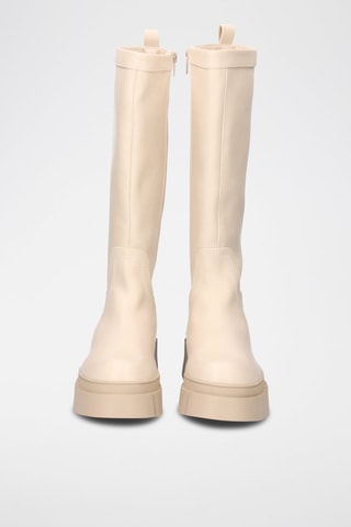 Bottes plateformes - Ecru