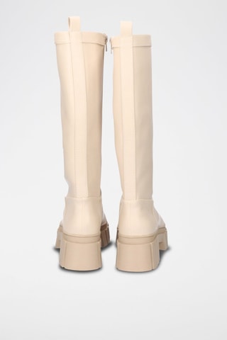 Bottes plateformes - Ecru