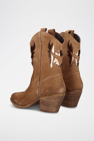 Santiags en cuir - Marron