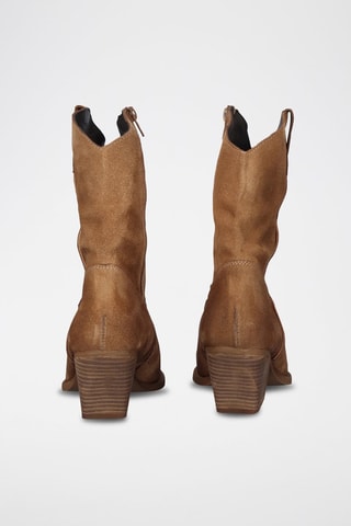 Santiags en cuir - Marron