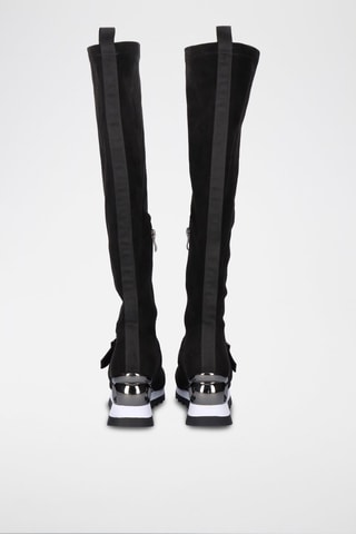 Bottes compensées en nubuck - Noir