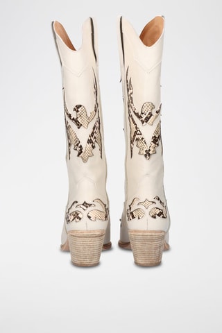 Santiags en cuir - Blanc