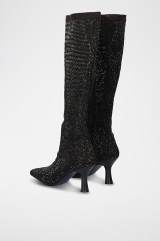 Bottes en cuir - Noir