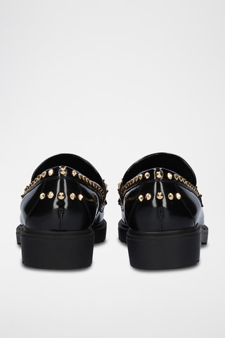 Mocassins Salina - Noir et doré