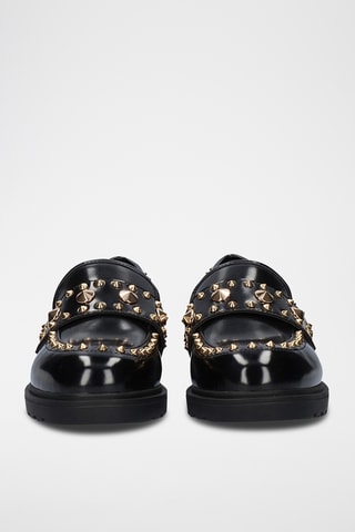 Mocassins Salina - Noir et doré